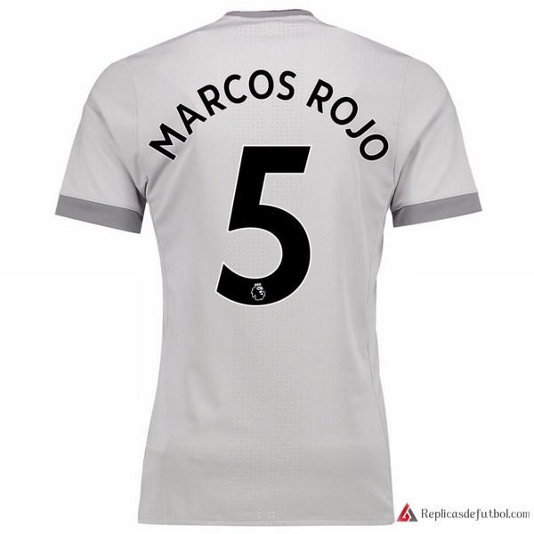 Camiseta Manchester United Tercera equipación Marcos 2017-2018